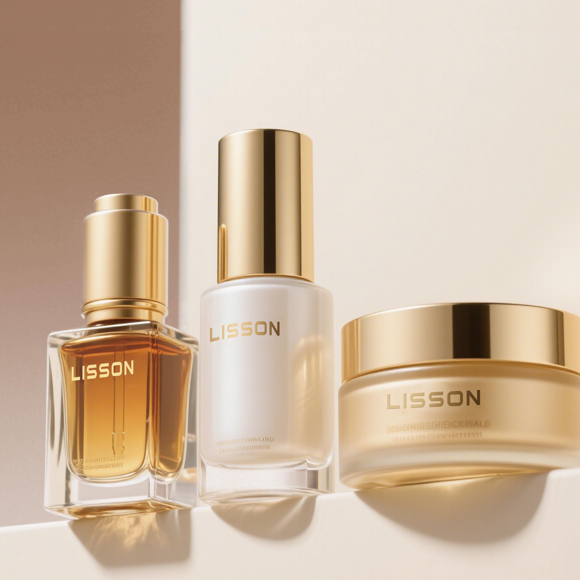 Cosmetic Glass Bottle Set