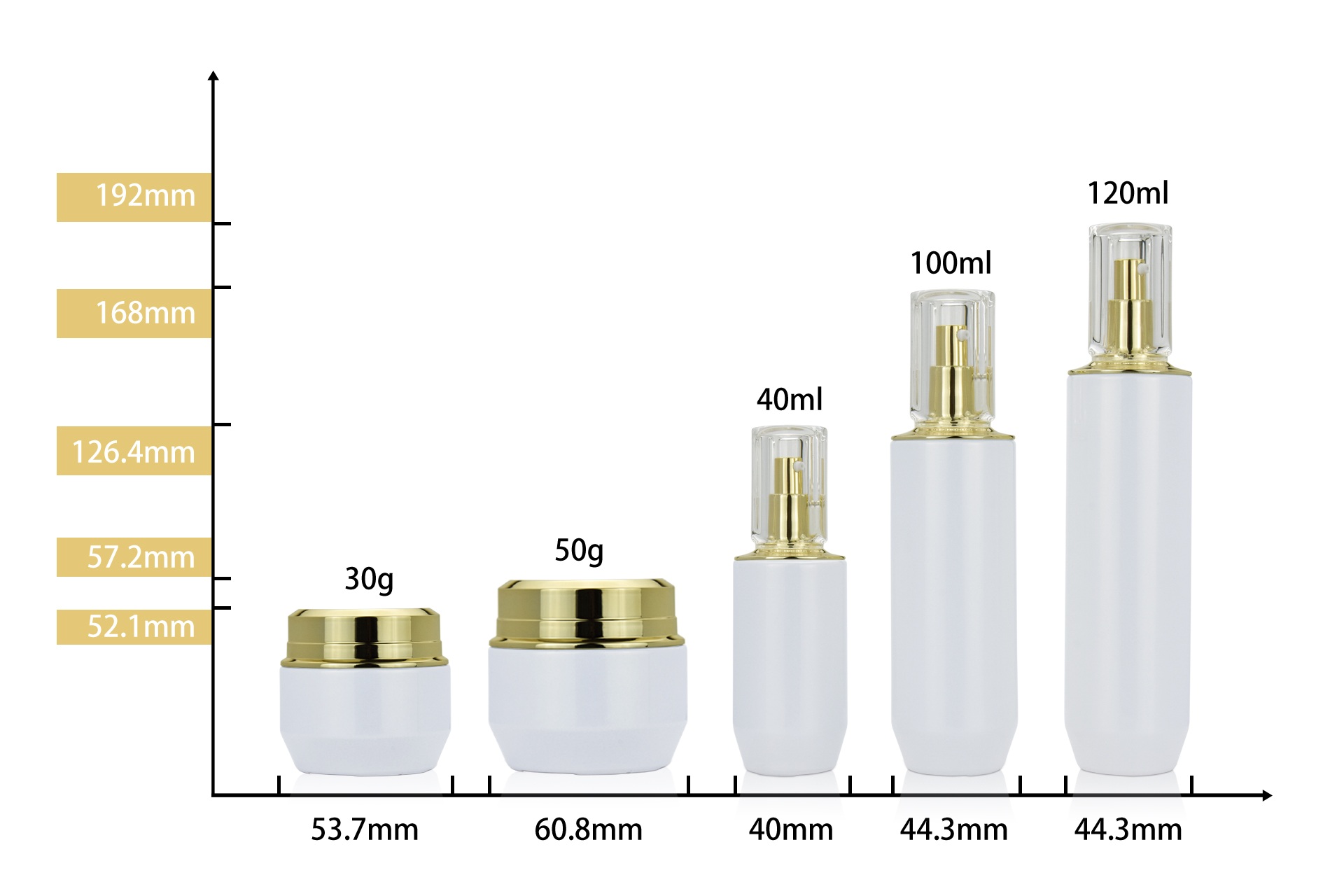 glass packaging glass bottle set