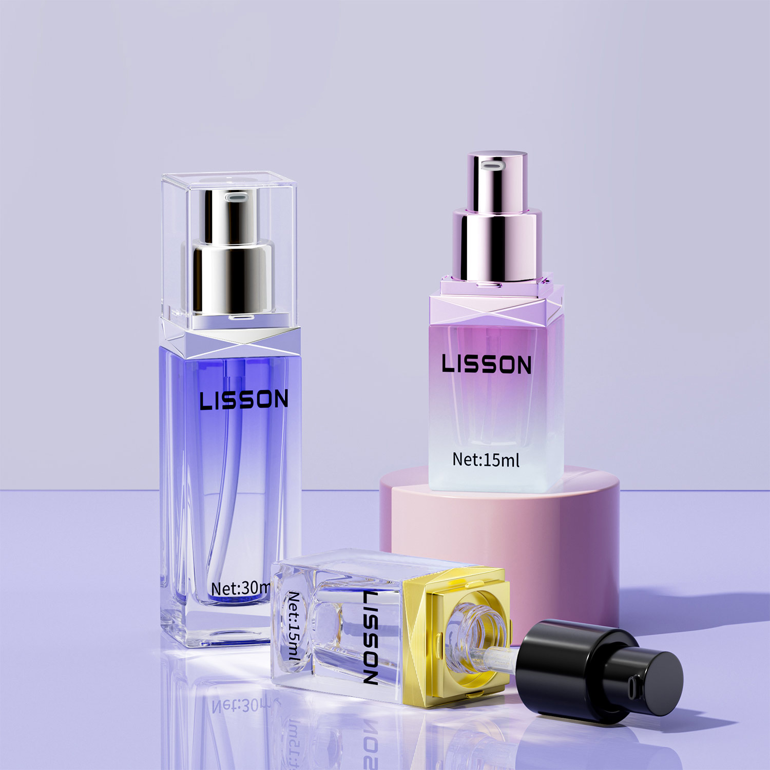 Skin Care Glass Bottle