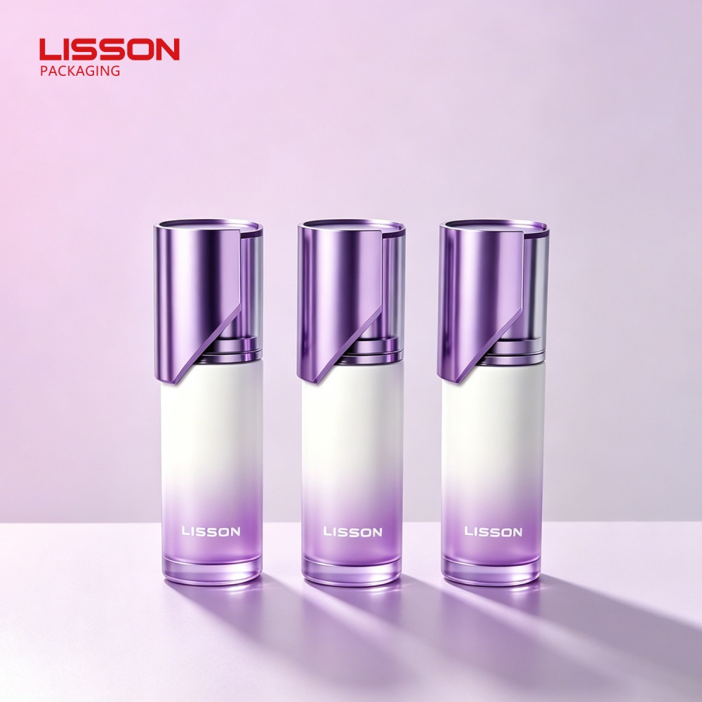 custom glass cosmetic bottle 