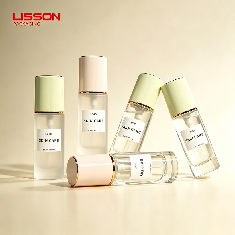 Cosmetic Glass Bottle Set