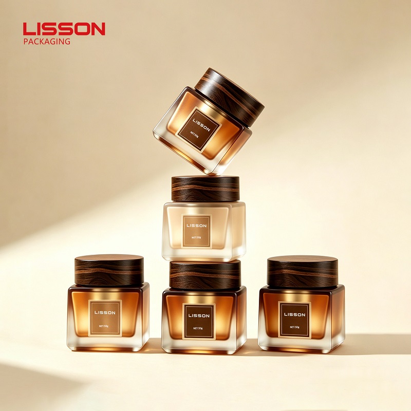 Cosmetic glass containers wholesale 