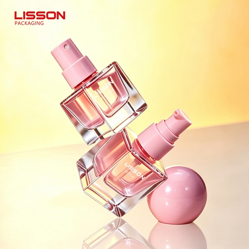 Square Glass Perfume Bottle