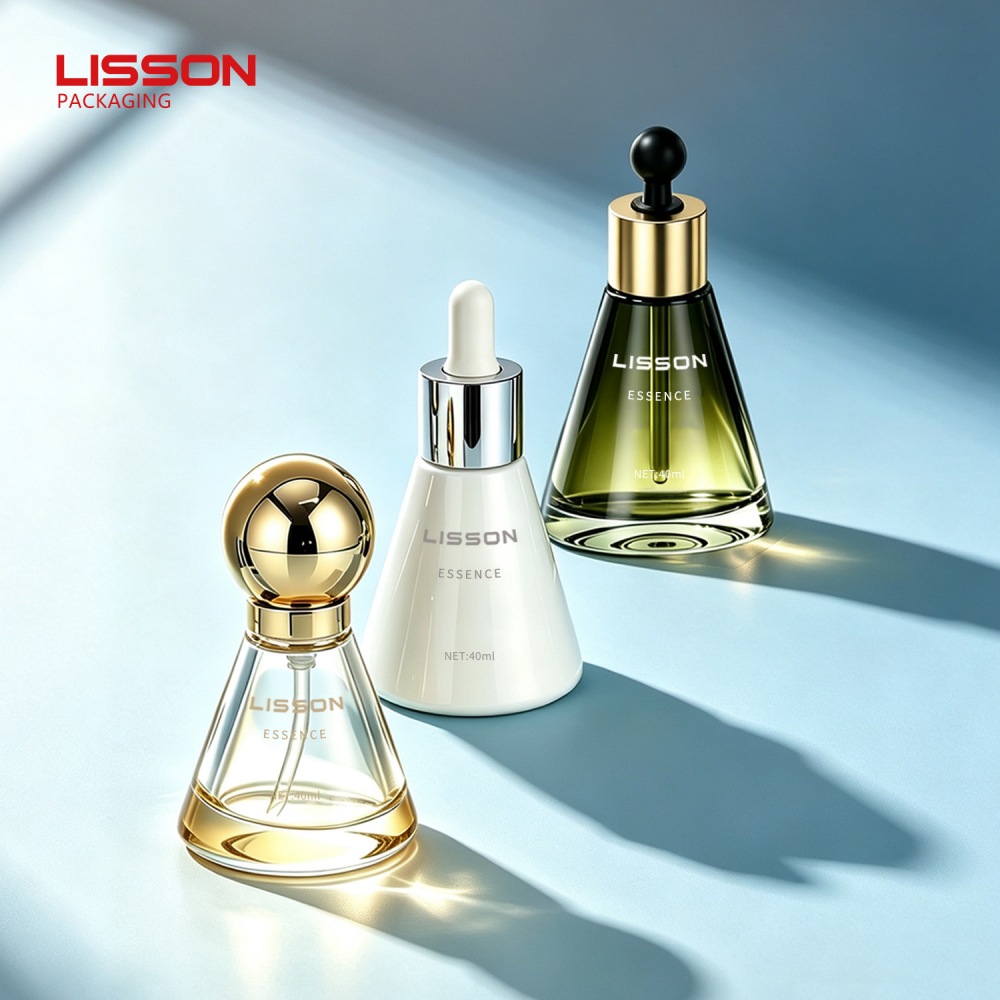 Luxury Glass Essence Bottle with Dropper