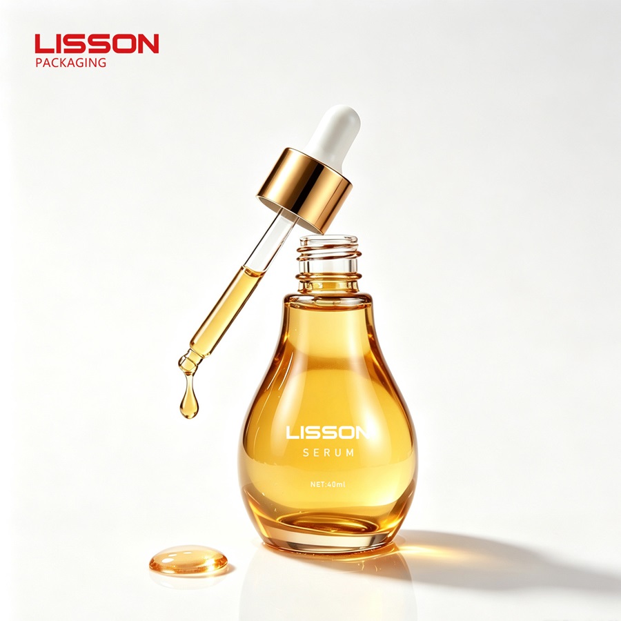 Luxury Unique Serum Glass Dropper Bottle