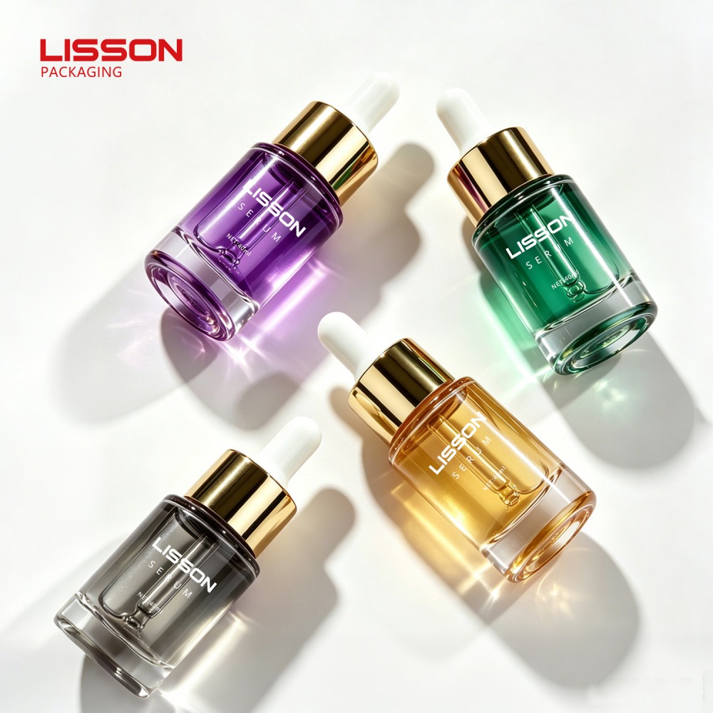 Luxury Round Glass Dropper Bottle