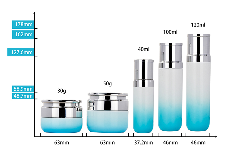 Luxury Glass Cosmetic Bottle Set Luxury Glass Cosmetic Bottle Set