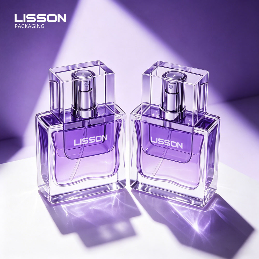 Square Glass Perfume Bottle