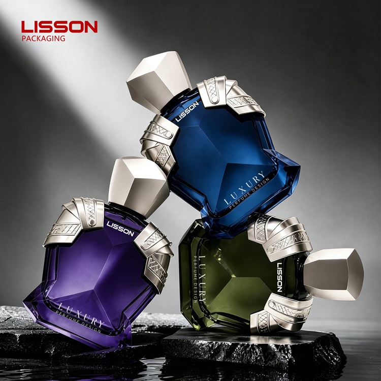Customizable Luxury Plated Glass Fragrance Bottle