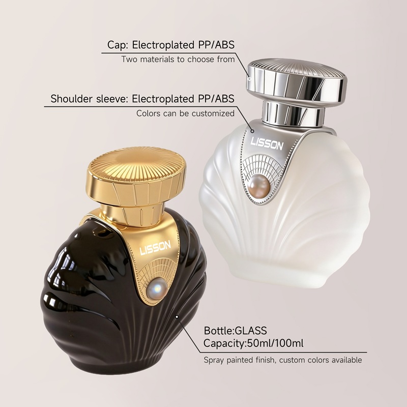 Shell-Shaped&nbsp;Perfume&nbsp;Glass&nbsp;Bottle