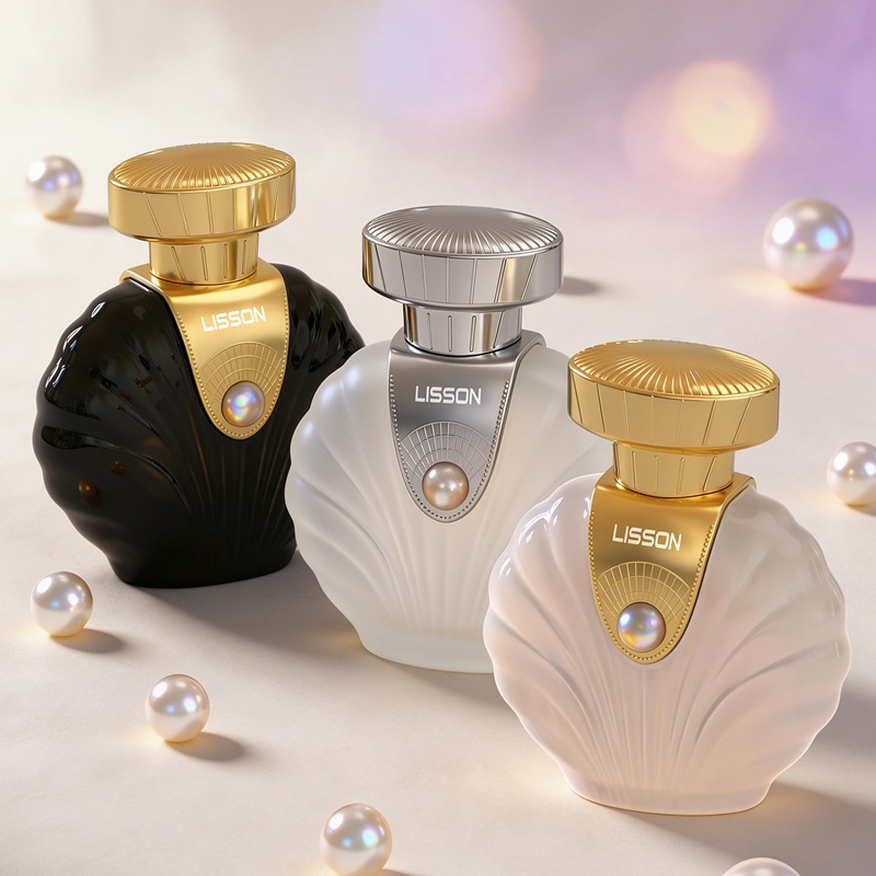 Luxury&nbsp;Shell&nbsp;Glass&nbsp;Perfume&nbsp;Bottle