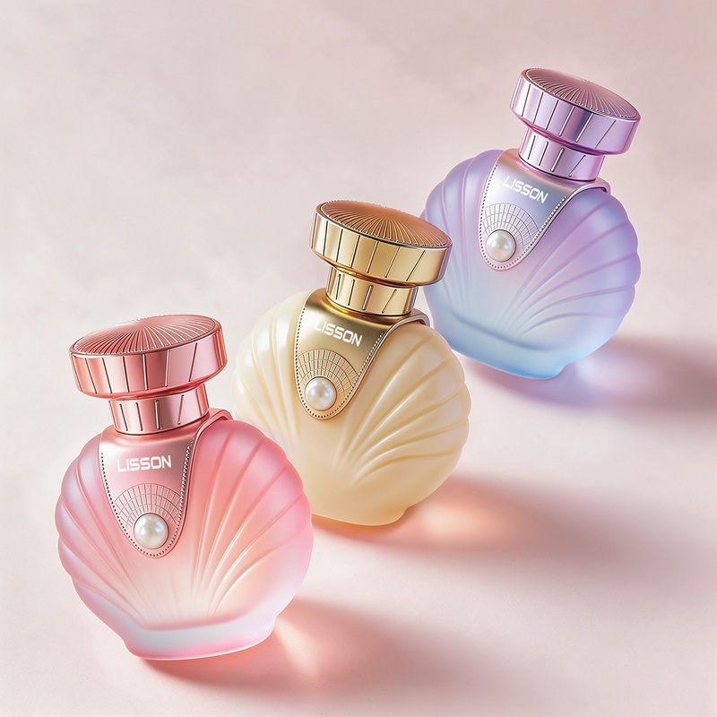 Seashell&nbsp;Glass&nbsp;Perfume&nbsp;Bottle